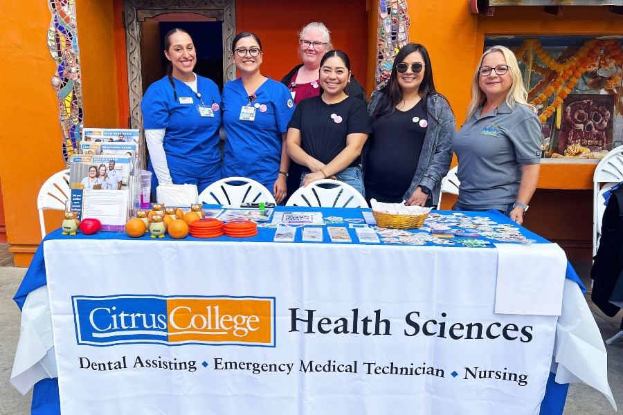 citrus college health sciences students and faculty share nursing and wellness resources at a community health fair in los angeles