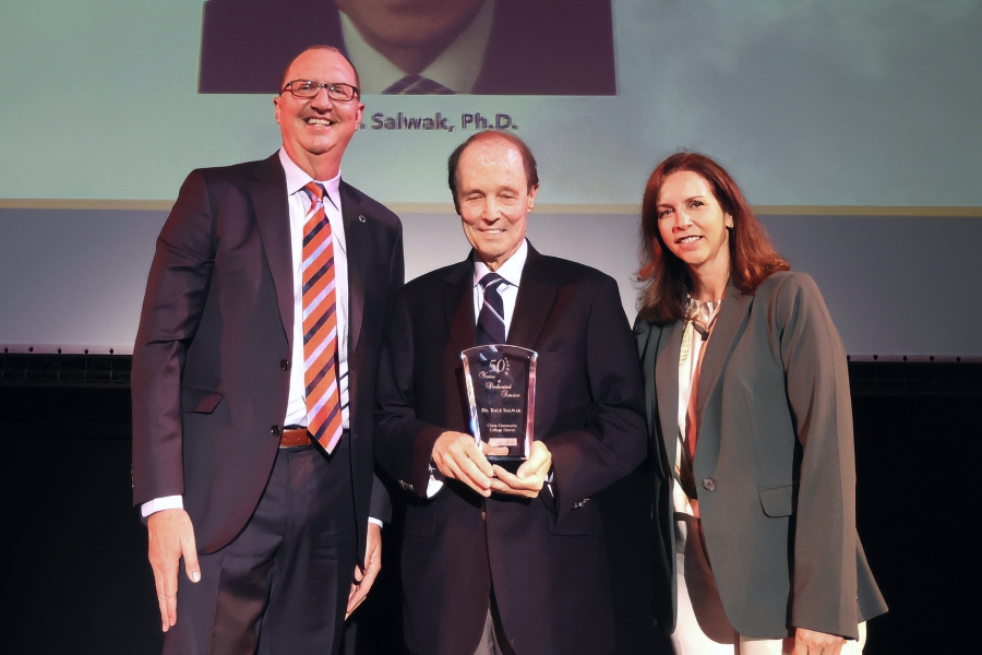 Dr. Greg Schultz, Dr. Dale Salwak, Dr. Dana Hester
