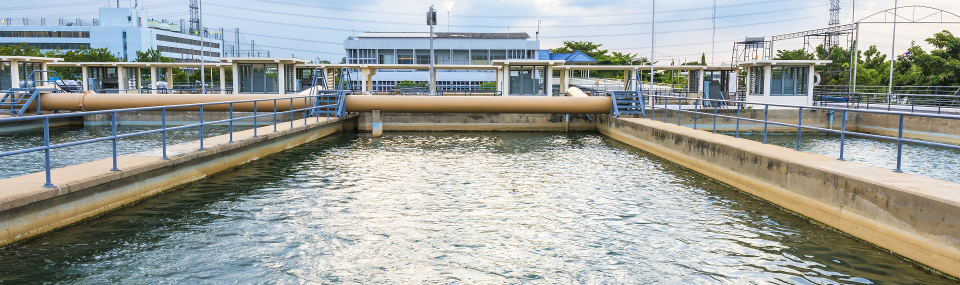 water treatment plant exterior 