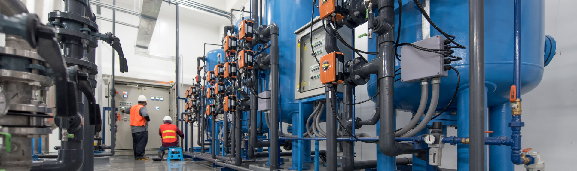 water treatment plant interior