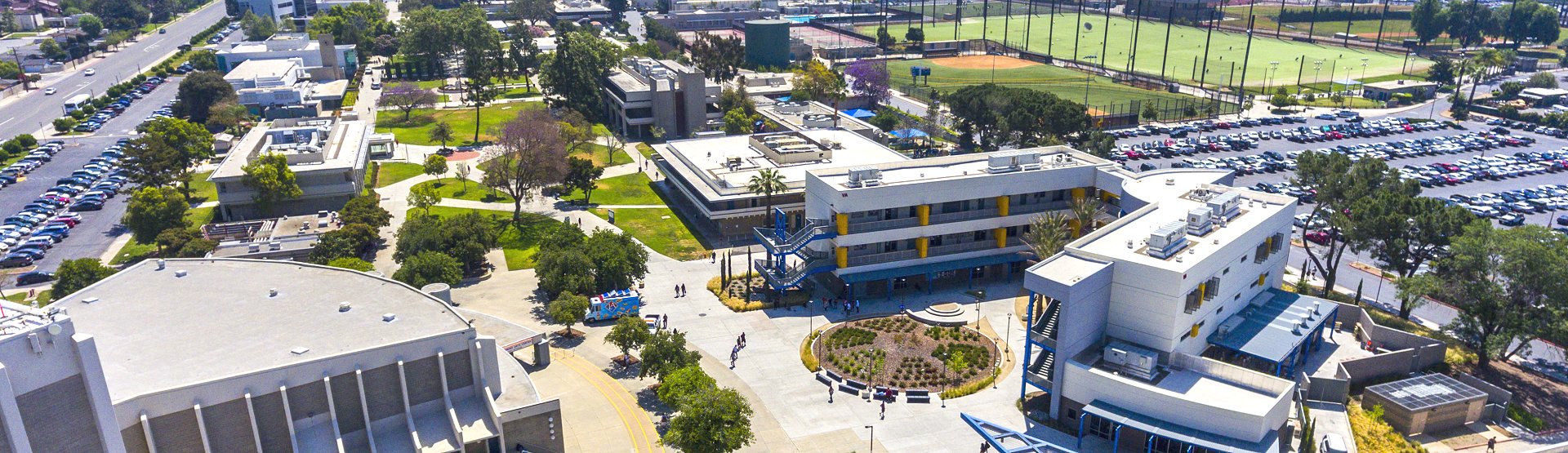 aerial view of the Citrus College campus