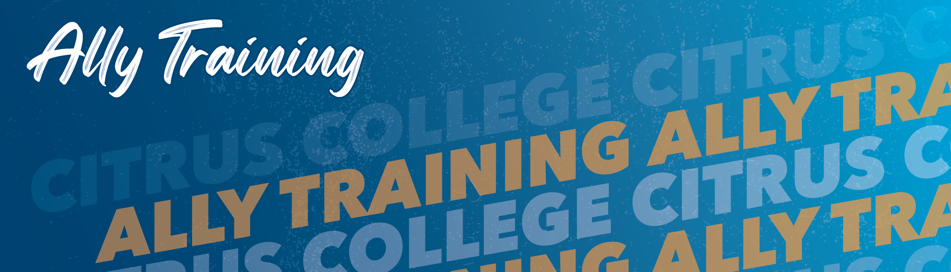 Citrus College Ally Training Series