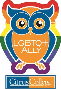 Citrus College LGBTQ+ Ally Training owl logo