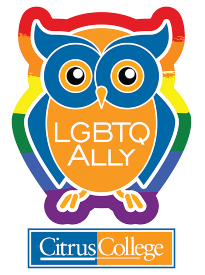 LGBTQ+ owl graphic
