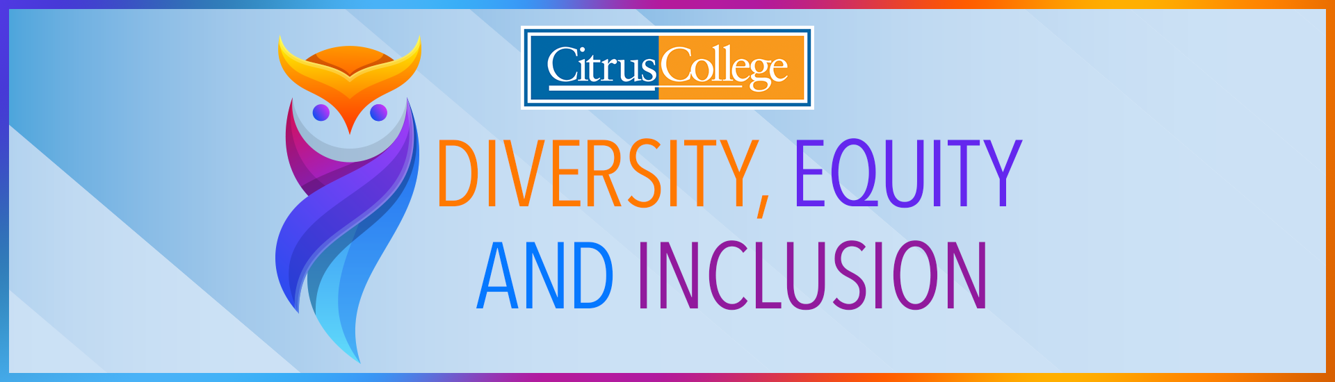 Citrus College Diversity, Equity and Inclusion banner