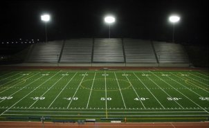 Citrus College stadium and track at night