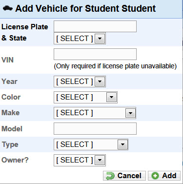 window showing the username/password and contact information fillable fields