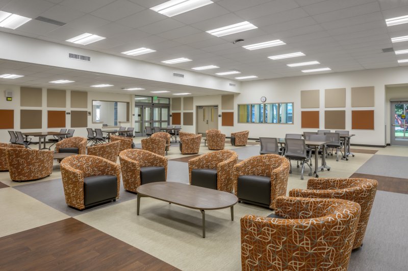 west wing of the Campus Center presented a very comfortable setting