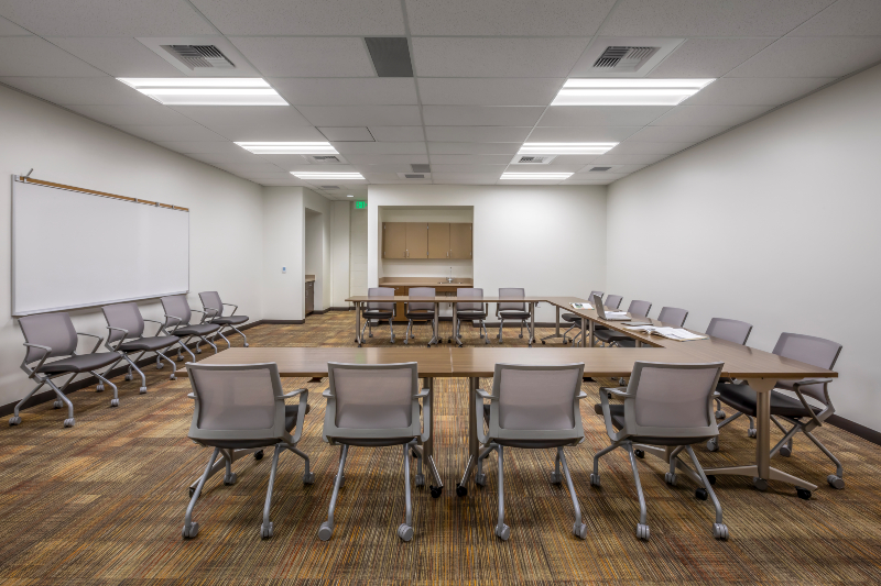 a meeting room in the Campus Center