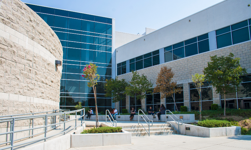 exterior space outside the Center for Innovation community room
