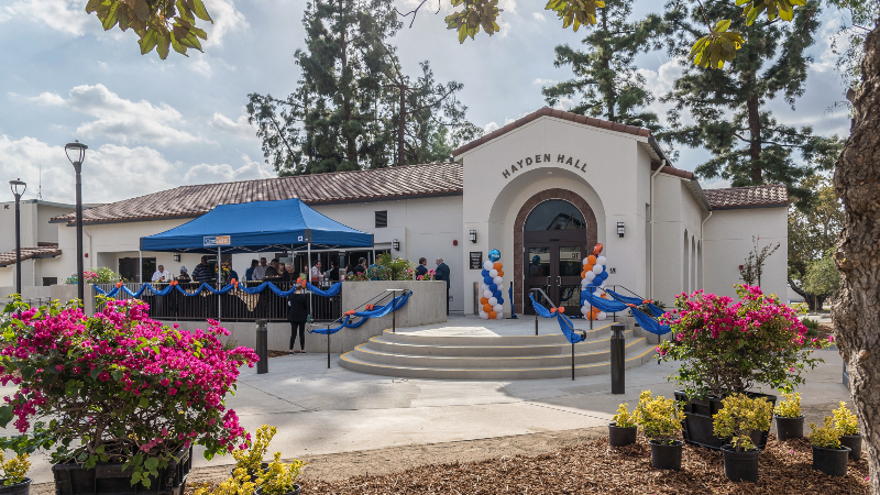 Hayden Hall celebration