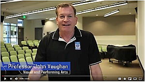 Screen shot of John Vaughan on YouTube. Ckick here for video on YouTube.