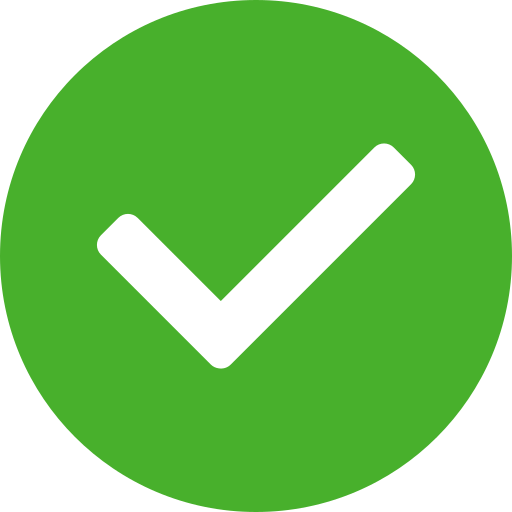 green check mark