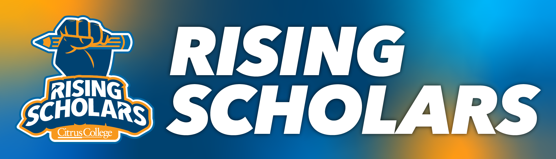 Citrus College Rising Scholars banner