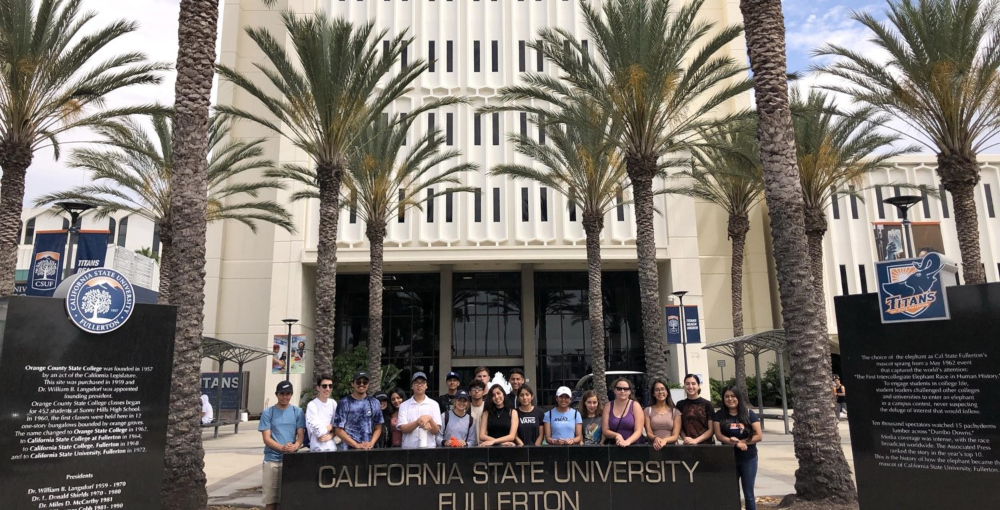 Summer Bridge group photo at CSU Fullerton