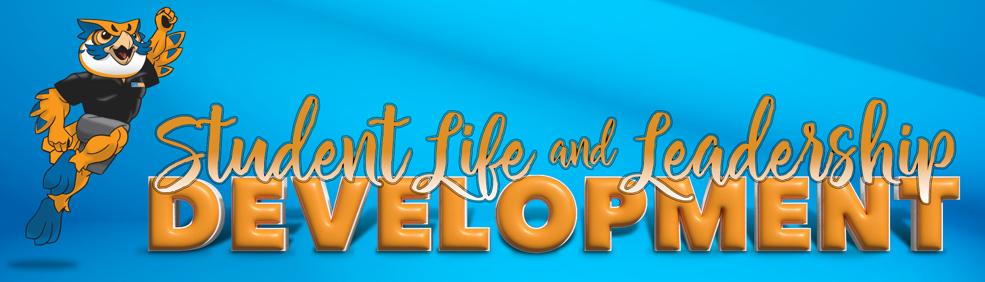 Student Life and Leadership Development in a script font
