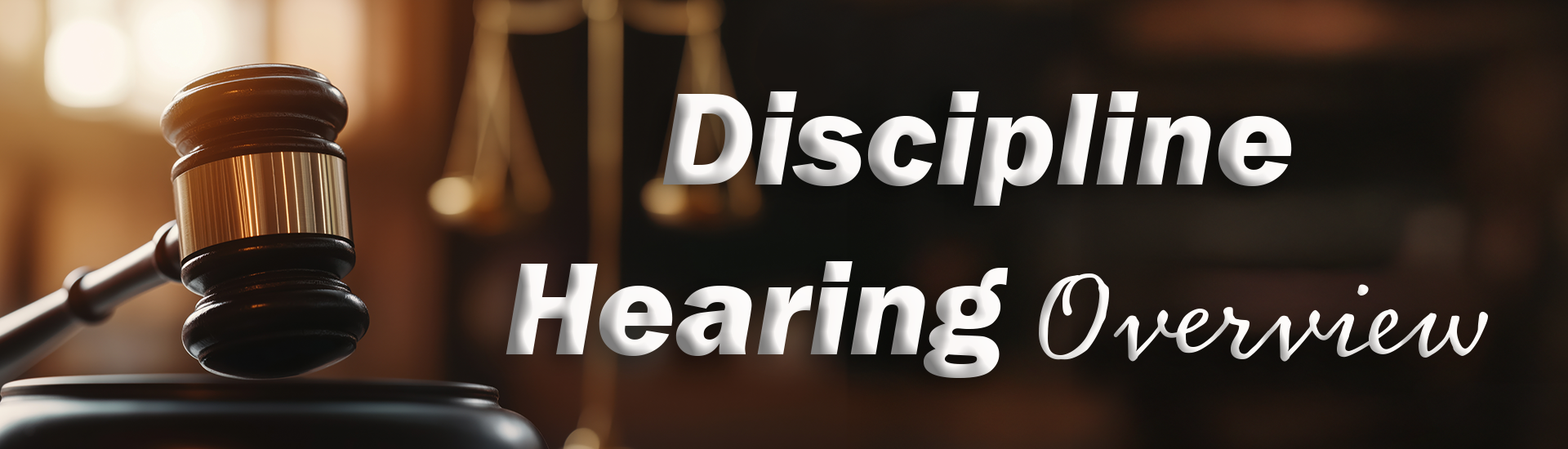 Discipline Hearing Overview 