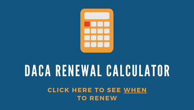 image of the DACA renewal calculator