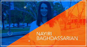 Opening screenshot of Nayiri Baghdassarian's Owl Spotlight YouTube video feature