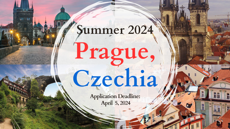 Click here to access information for Prague for summer 2024