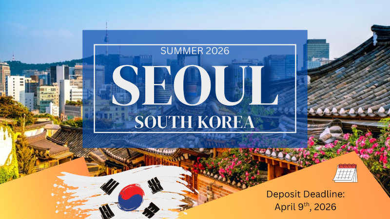 Image of Seoul South Korea Summer 2026 Deposit Deadline April 9 2026