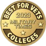 Military Times Best for Vets College badge